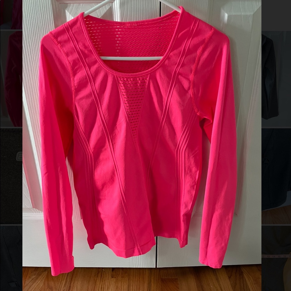 Fabletics Arta Long Sleeve - Pink (Women’s Medium)